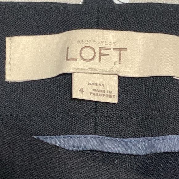 Women’s Loft Navy Trousers Size 4 EUC - Picture 6 of 8